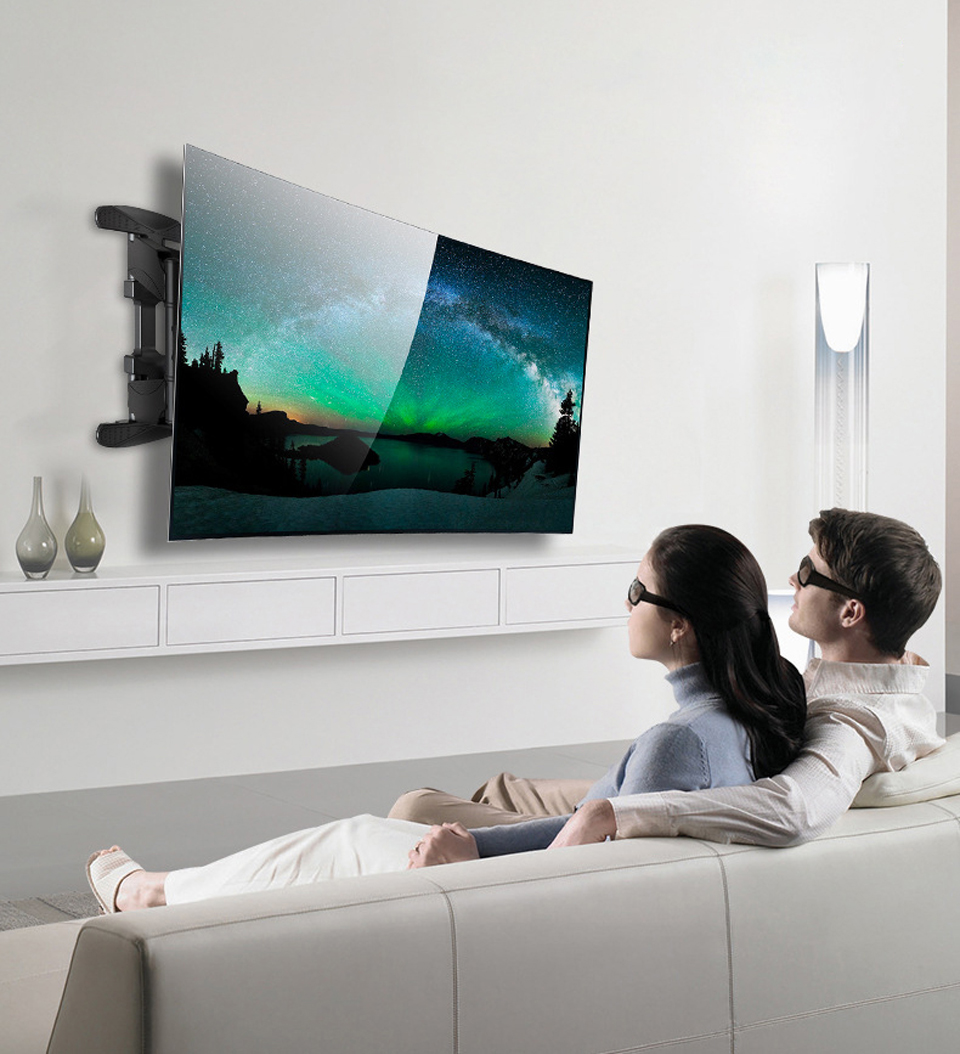 Giá Treo Tivi Gắn Tường Góc Xoay 360 độ - Nhập Khẩu | Dùng cho tivi 45-70"