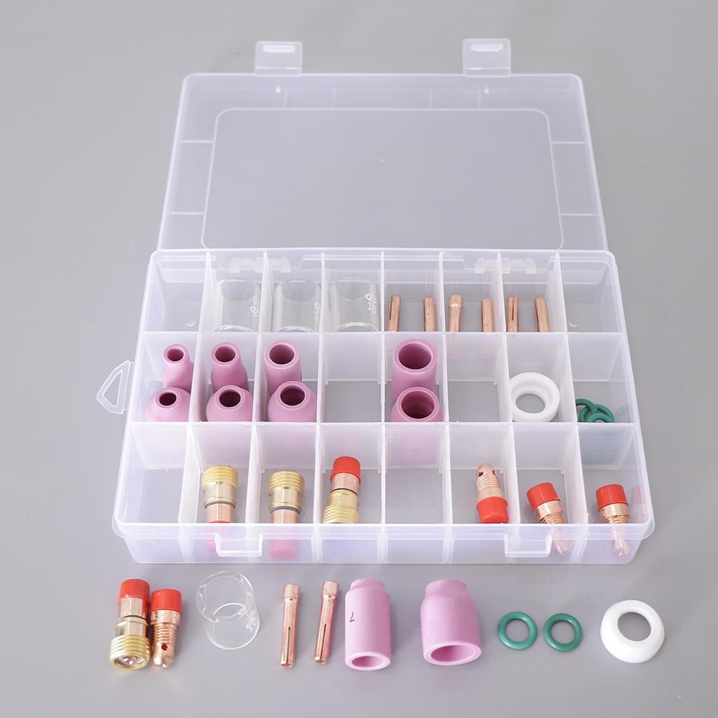 40 Pieces Consumables Assembly Kit For WP17 18 26 TIG Welding Torch