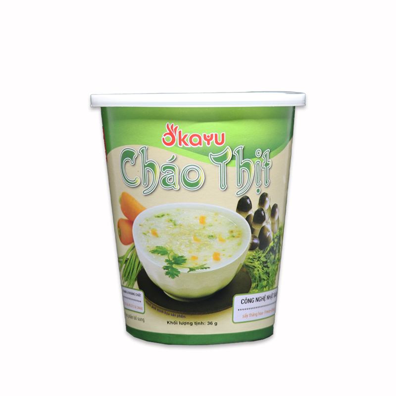 Thùng cháo thịt Asuzac (12 ly x 36g)