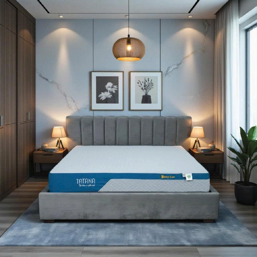 Nệm foam đa tầng cao su Sleep Lux TATANA Dày 22 cm- Bảo Hành 10 năm