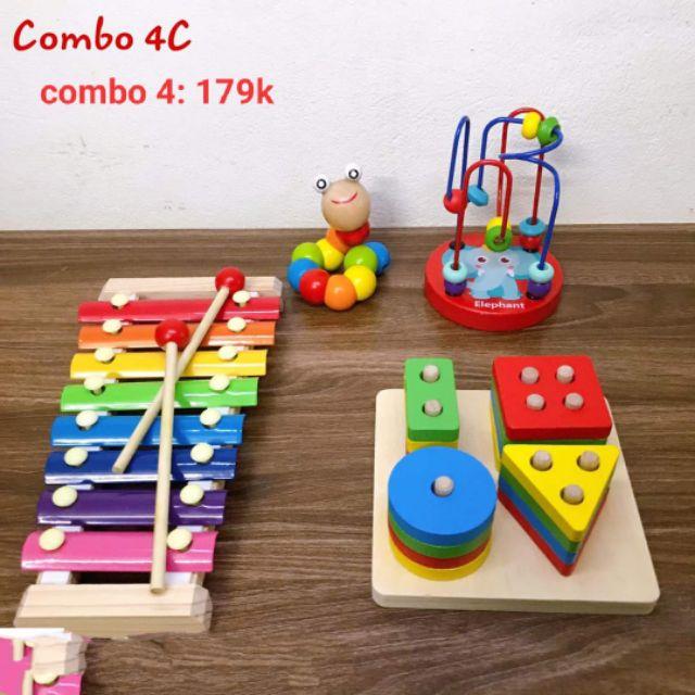 ĐỒ CHƠI GỖ 7 MÓN