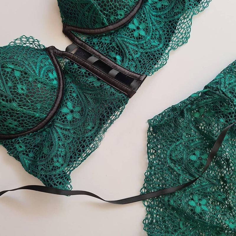 Phụ Nữ Mới Của Bộ Đồ Lót Ren Sexy Ren Treo Áo Lưới Sexy Quan Điểm Quần Lót Nội Y Lót Áo Ngực Cúp Bộ Gợi Tình Bộ Đồ Lót