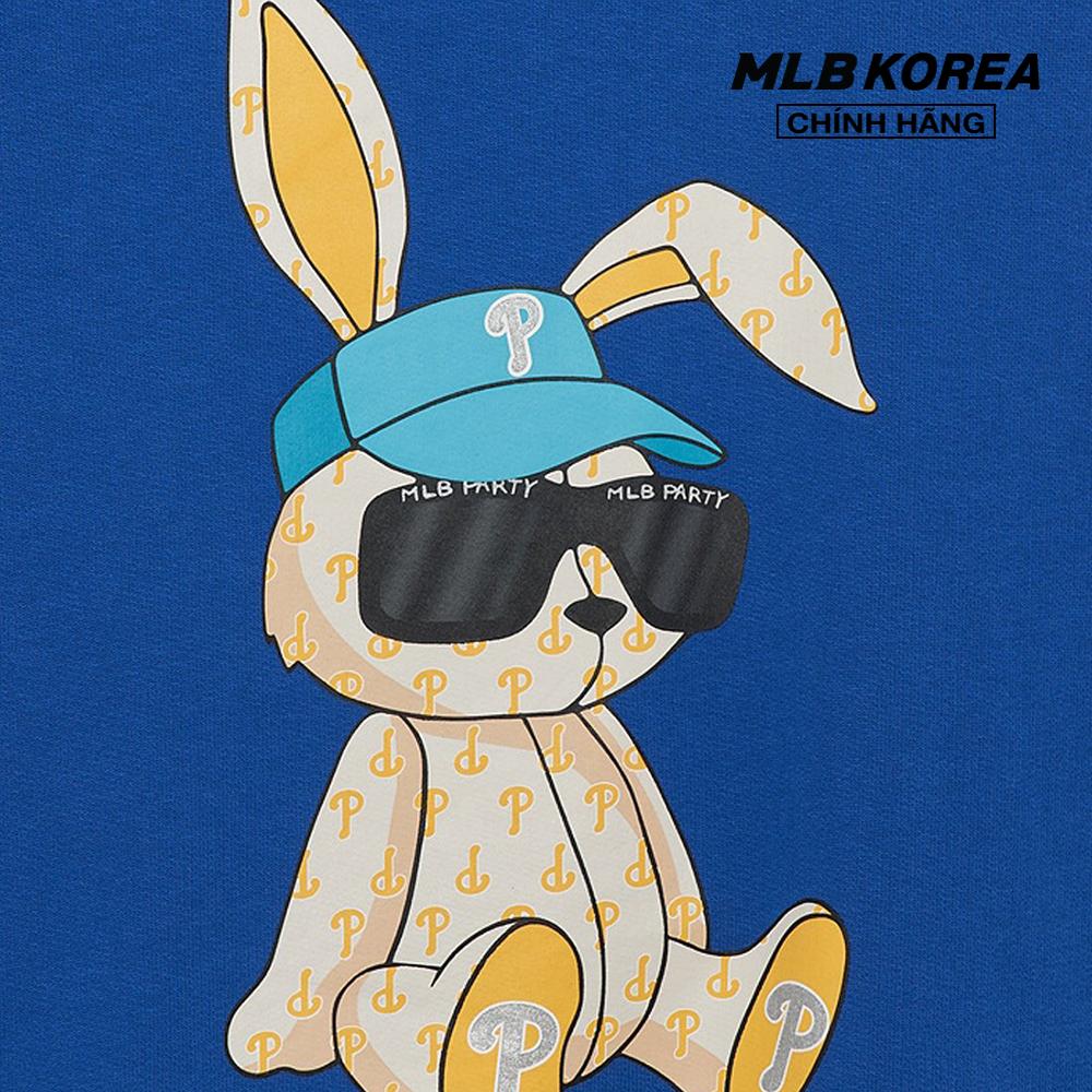 MLB - Áo sweatshirt unisex tay dài Rabbit Mega Overfit 3AMTQ0131