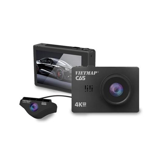 Camera Hành Trình Ô Tô Xe Hơi VIETMAP MODEL C65 - Ghi Hình Trước Sau, Cảnh Báo Bằng Giọng Nói