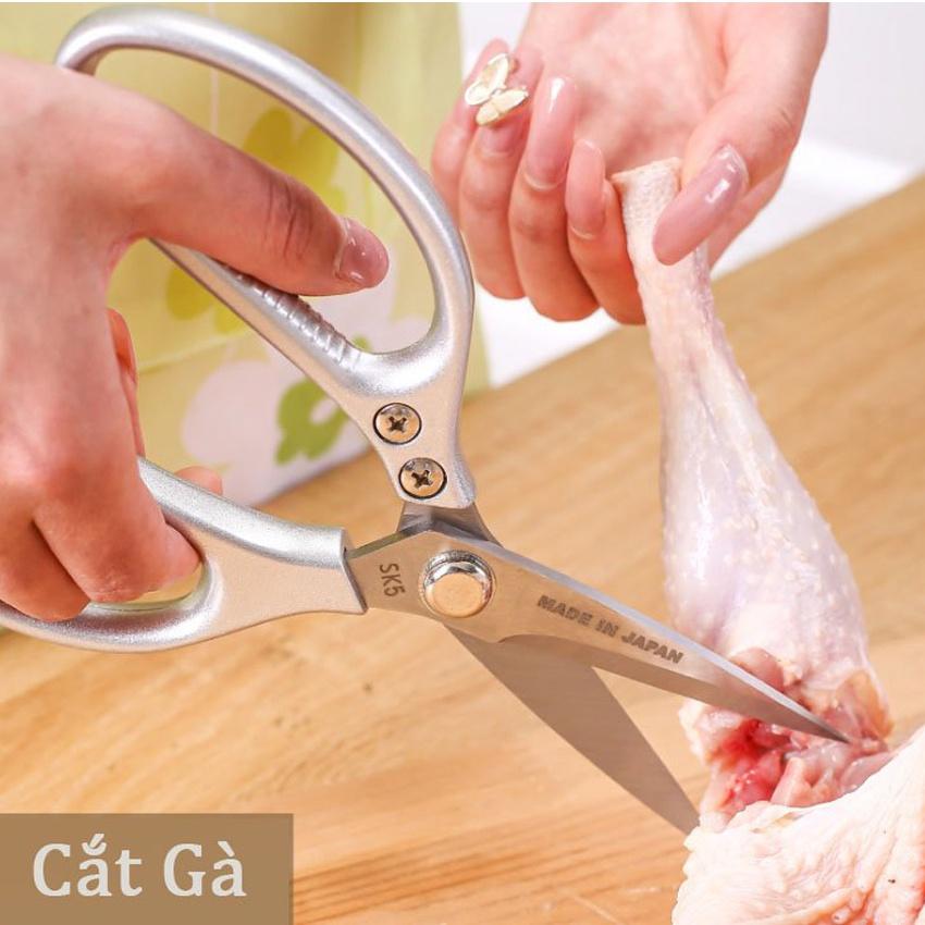 Kéo đa năng SK5 – Siêu cứng, cắt gà, giấy vải, chuyên dụng