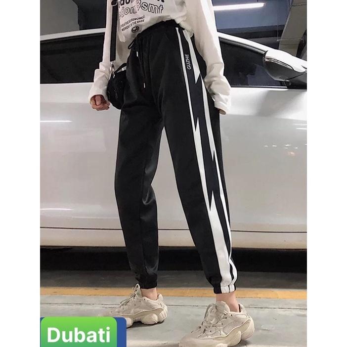 QUẦN JOGGER THỂ THAO TIA SÉT CHẤT NỈ DA CÁ NAM NỮ CÓ BO SANG CHẢNH MỚI -DUBATI FASHION