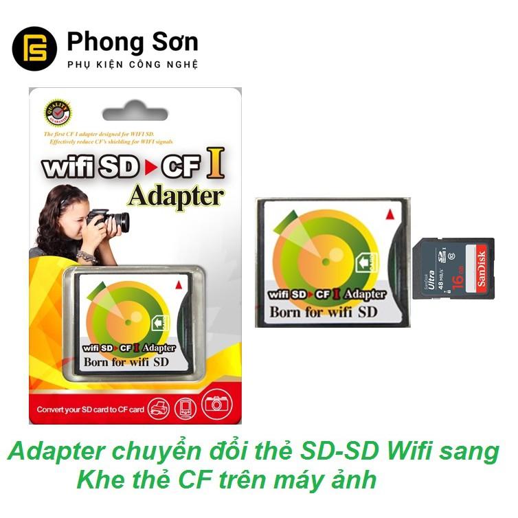 Adapter SD to CF type I ( khe chuyển đổi thẻ SD,SD wifi sang khe thẻ CF )