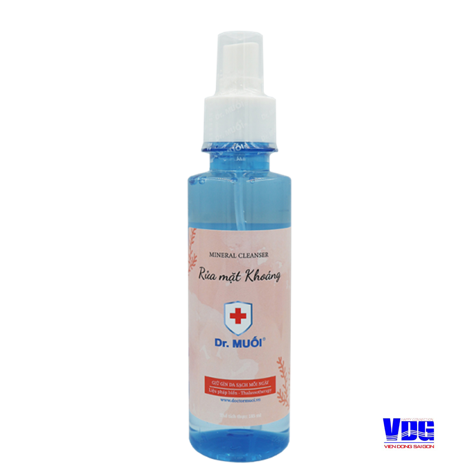 Rửa Mặt Khoáng Dr. Muối 185ml - Làm sạch bụi bẩn, bã nhờn trên da