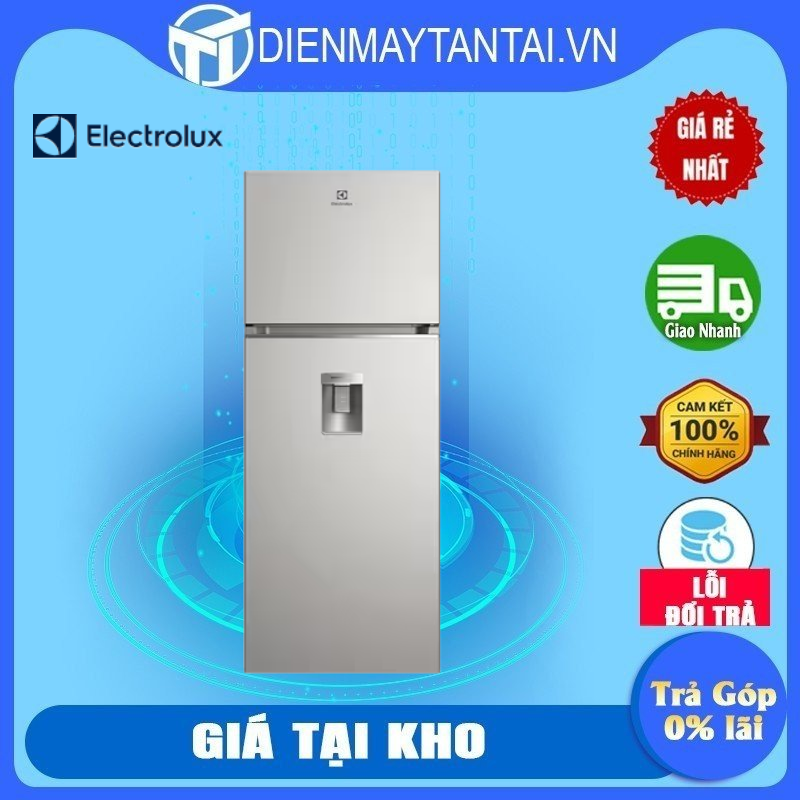 [Freeship] Tủ lạnh Electrolux Inverter ngăn đá trên có ngăn đông mềm 312 lít - ETB3440K-A - Lấy nước bên ngoài, khử mùi diệt khuẩn, khay kim loại cao cấp [Hàng chính hãng]