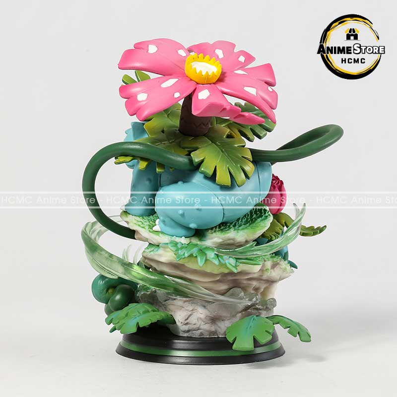 Mô hình Pokemon tiến hóa Bulbasaur - Ivysaur - Venusaur siêu ngầu có đèn led