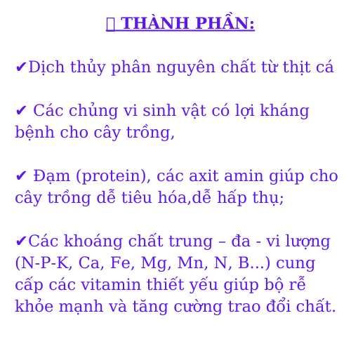 Chai 500ml- Đạm Cá nguyên chất BIOGREEN -KHÔNG CHẤT PHỤ GIA, CHIẾT XUẤT TỪ NGUỒN ĐẠM CÁ TINH KHIẾT