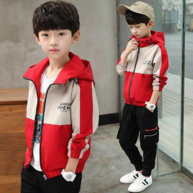 Áo khoác bé trai bé gái dù 2 lớp size đại đẹp in hình dễ thương phối màu cute cho trẻ HD247 D521
