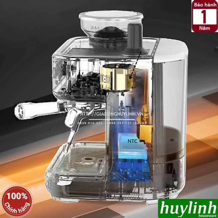 Máy pha cà phê BAA-868 - tích hợp máy xay [150 ly/ngày] - Tặng bộ quà Barista - Hàng chính hãng