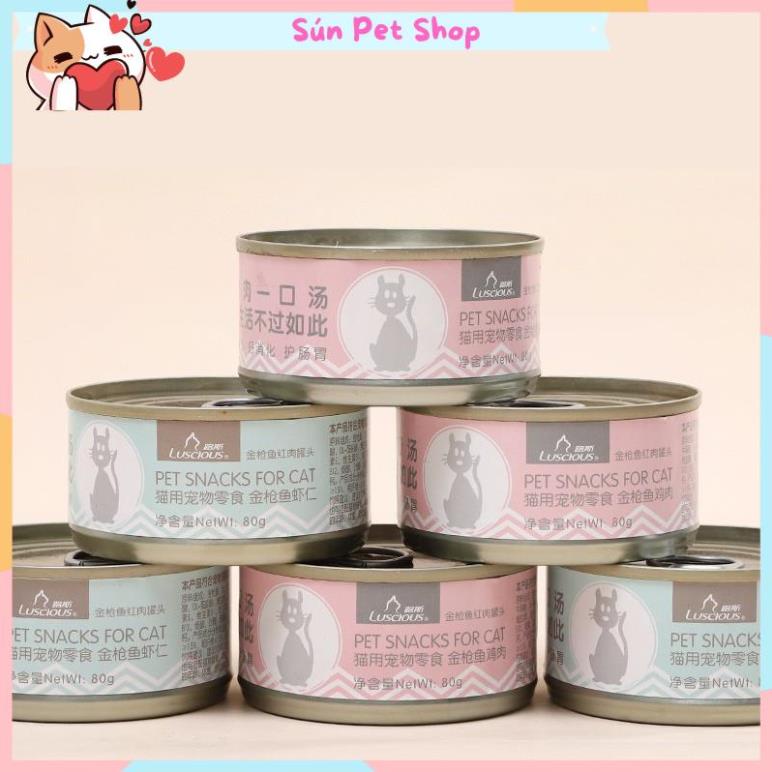 Pate cá ngừ Luscious cho mèo 80gr