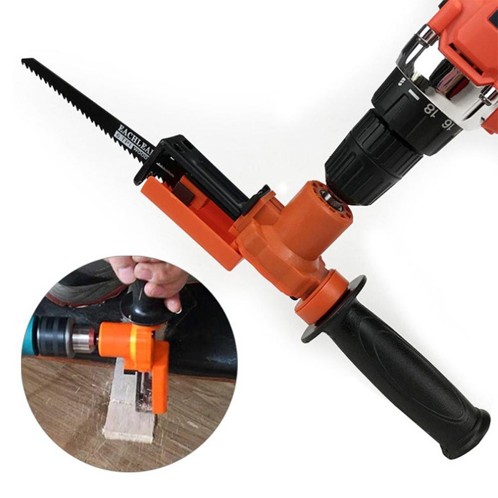 Household Practical Electric Drill Modified Electric-Saw Electric Reciprocating-Saw Portable Power Drill Into Saber-Saw