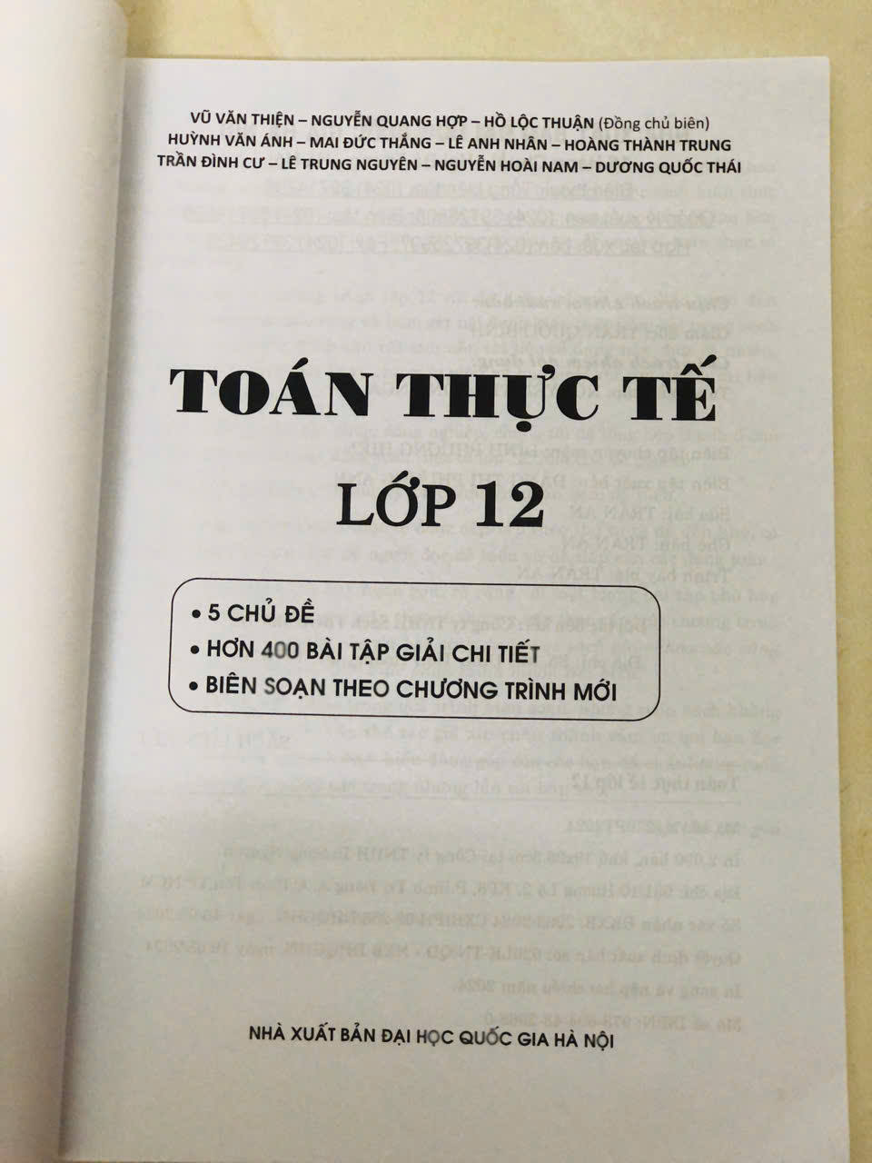 Sách - Toán thực tế 12 #huongbook