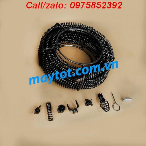 Dây thông tắc cống dùng cho máy khoan