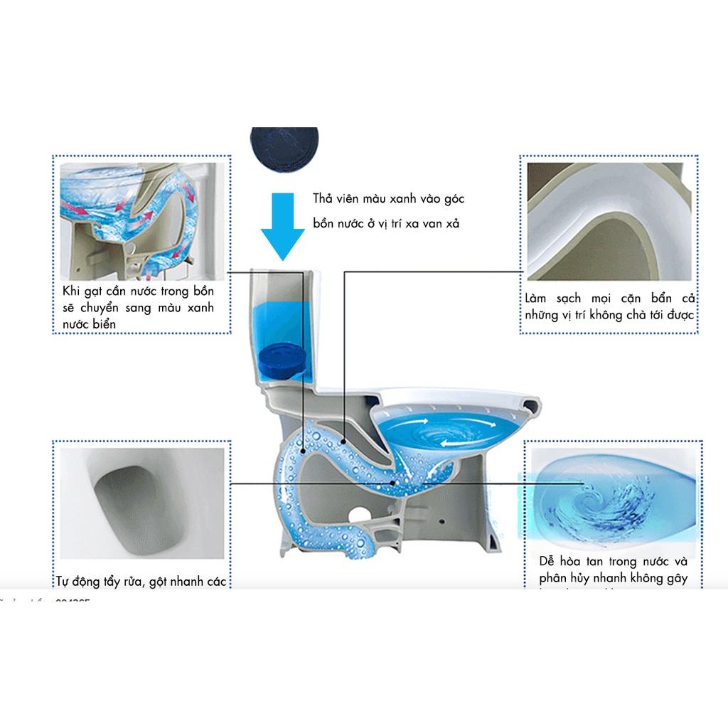 Túi 10 Viên Viên Tẩy Bồn Cầu Diệt Khuẩn Khử Mùi - Viên Thả Bồn Cầu Thế Hệ Mới Tẩy Sạch Vệ Sinh Bám Bẩn 88292