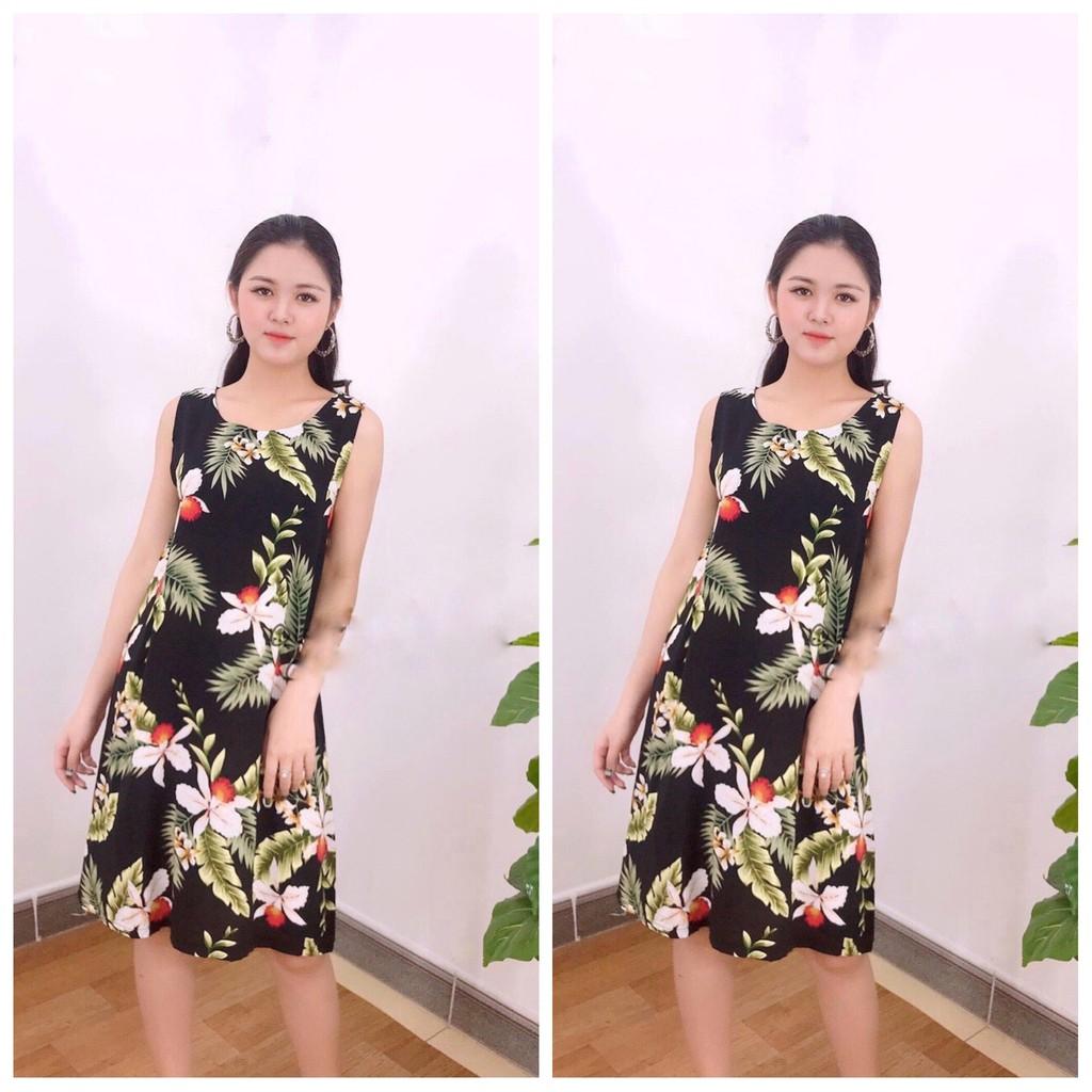 váy bầu, đầm bầu lanh chất mát