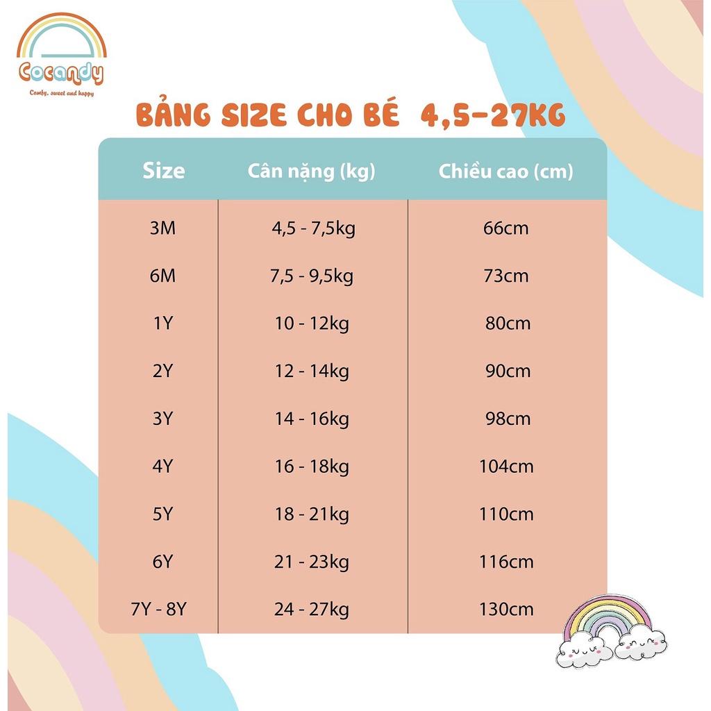 Set đồ cho bé- Áo sơ mi dài tay caro XANH, áo thun và quần cộc trắng cho bé của COCANDY mã A0161, A136A, QD101200