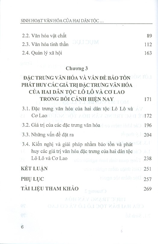 Sinh Hoạt Văn Hóa Của Hai Dân Tộc Lô Lô Và Cơ Lao Ở Vùng Biên Giới Tỉnh Hà Giang