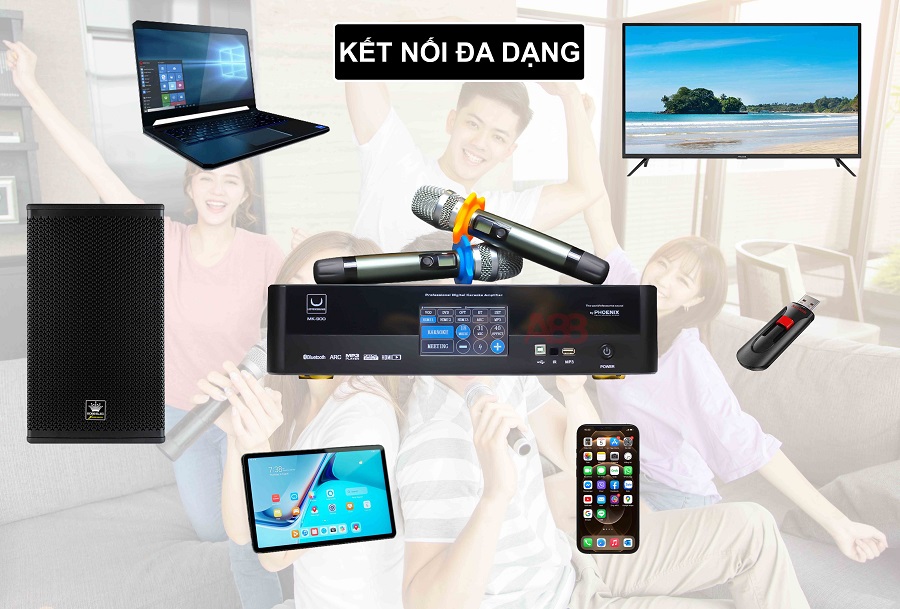 Vang số liền công suất Listensound MK 900 - Hàng chính hãng