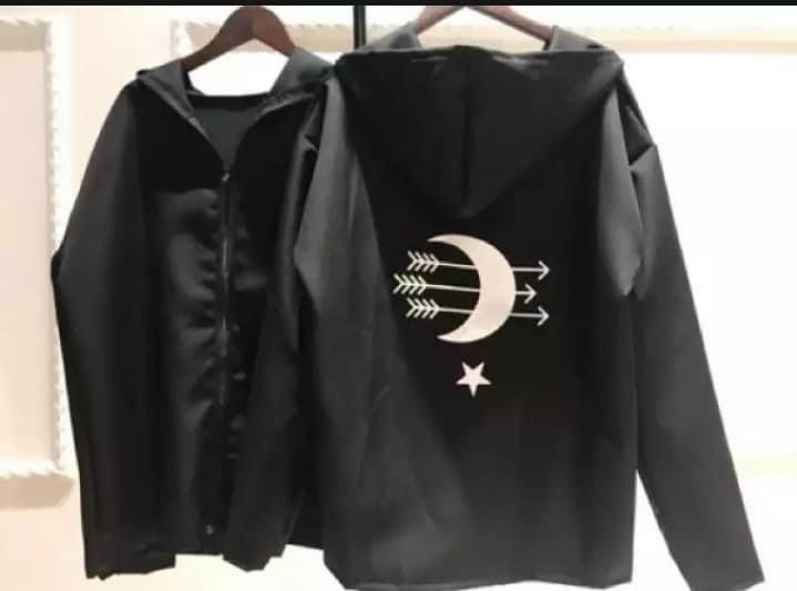 Áo Khoác Dù Mặt Trăng Phản Quang Chống Nắng Nam Nữ Cặp ĐôiHOT RẺ ĐẸPÁo Gió NY Màu Đen Unisex Kiểu Rộng Couple Jackets[ ẢNH THẬT] - HIÊN LINH SHOP ÁO KHOÁC DÙ GIÓ PHẢN QUANG