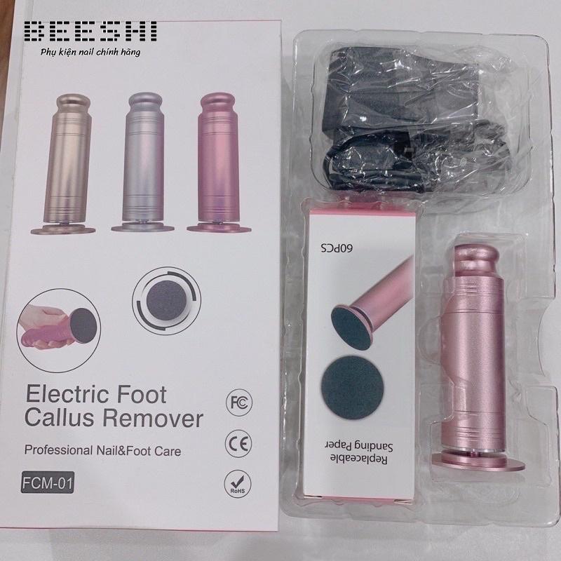 Máy chà gót chân cầm tay cực khoẻ tặng kèm miếng nhám- beeshi shop nail