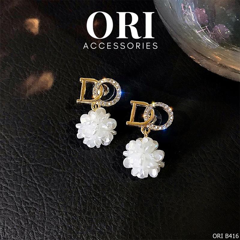 Bông tai nữ đính đá Acacia sang trọng thời trang ORI ACCESSORIES B416