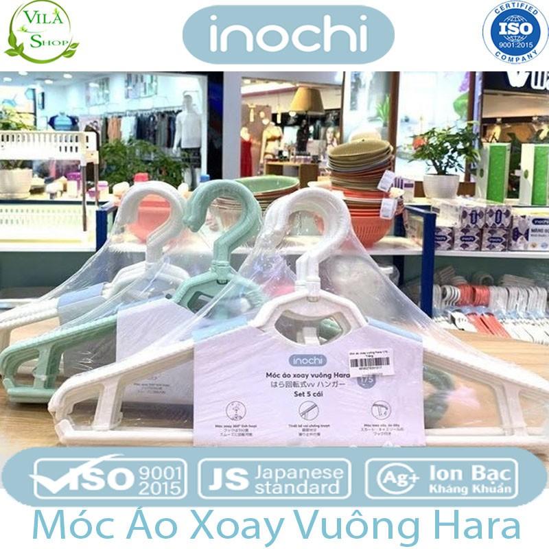 Móc Treo Quần Áo Xoay Vuông Hara 175, Mắc Treo Quần Áo Nhựa Cao Cấp INOCHI Tiêu Chẩn Nhật