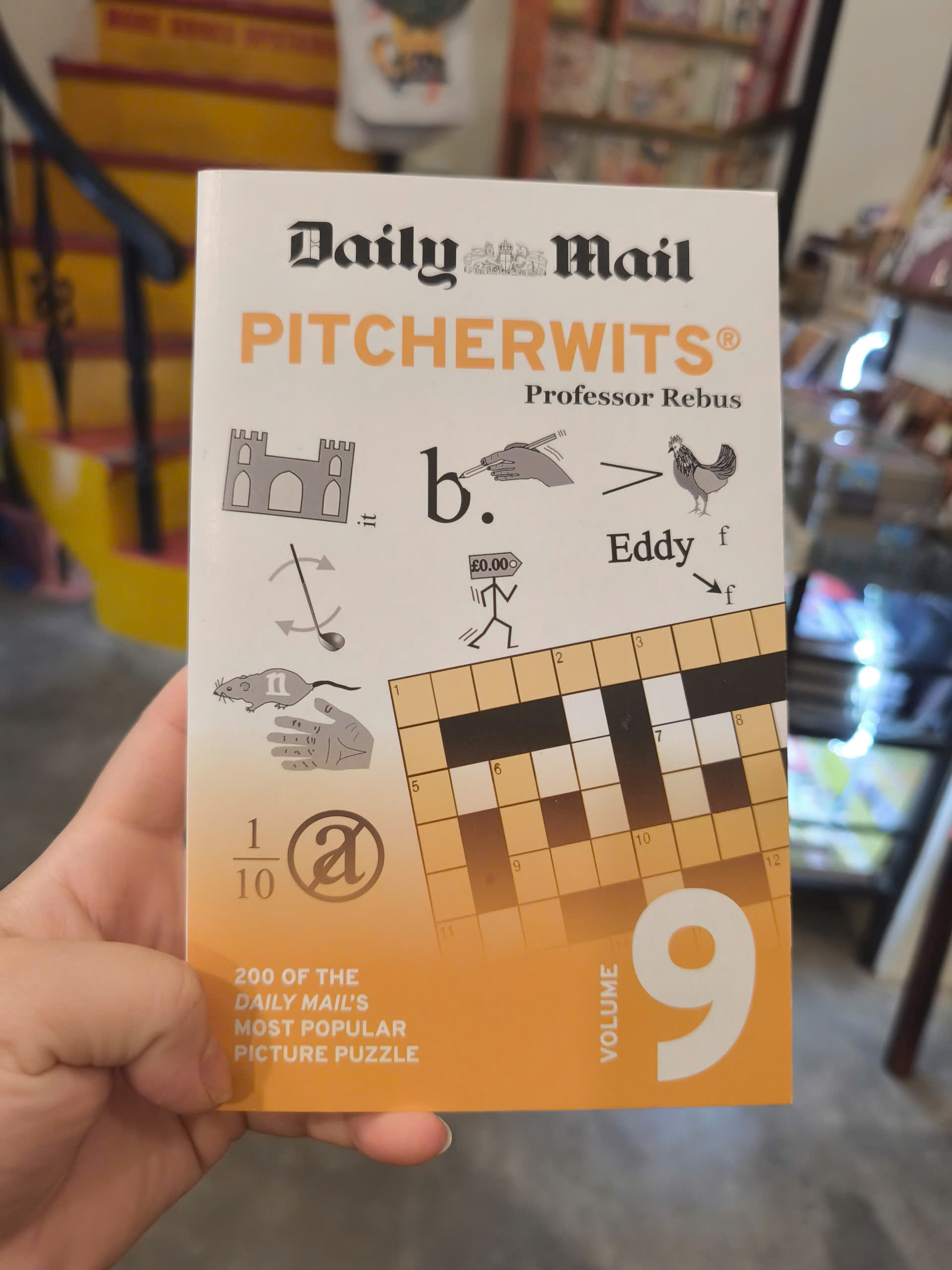 Sách - Pitcherwits 9 - Picture Puzzle | Games / Ngoại văn Nhập khẩu UK / Trò chơi giải trí