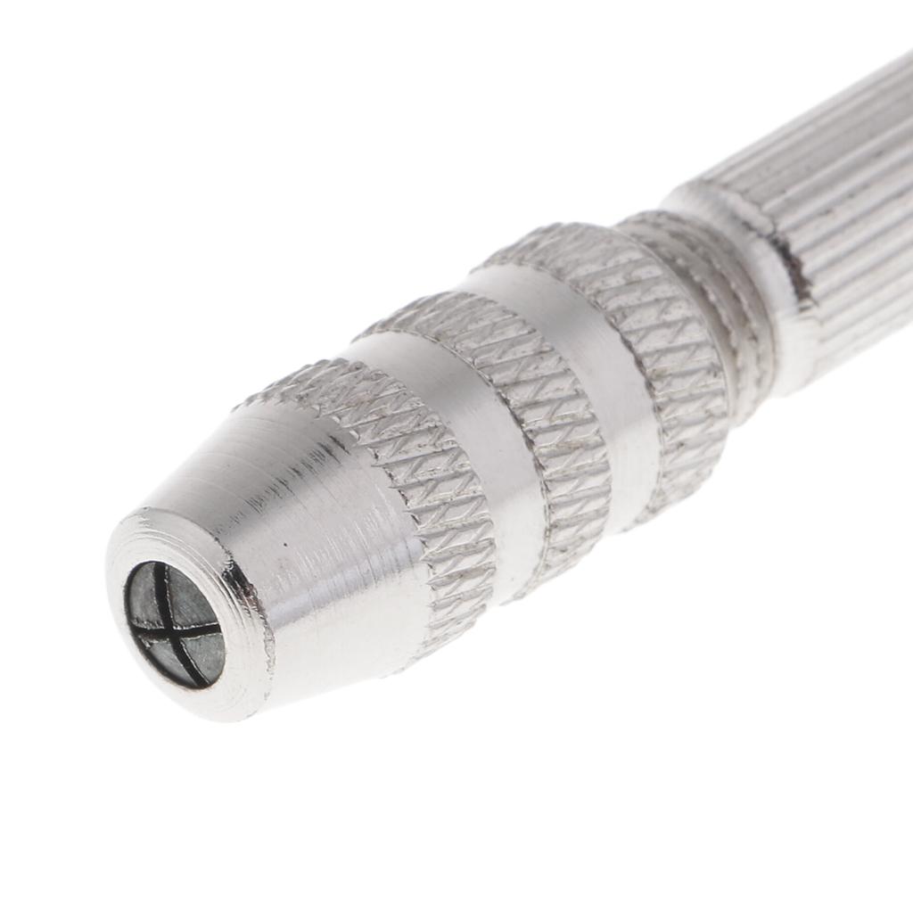 Precision Pin Vise Chuck Hand Drill with Drill Bits Rotary Tools for Hobby