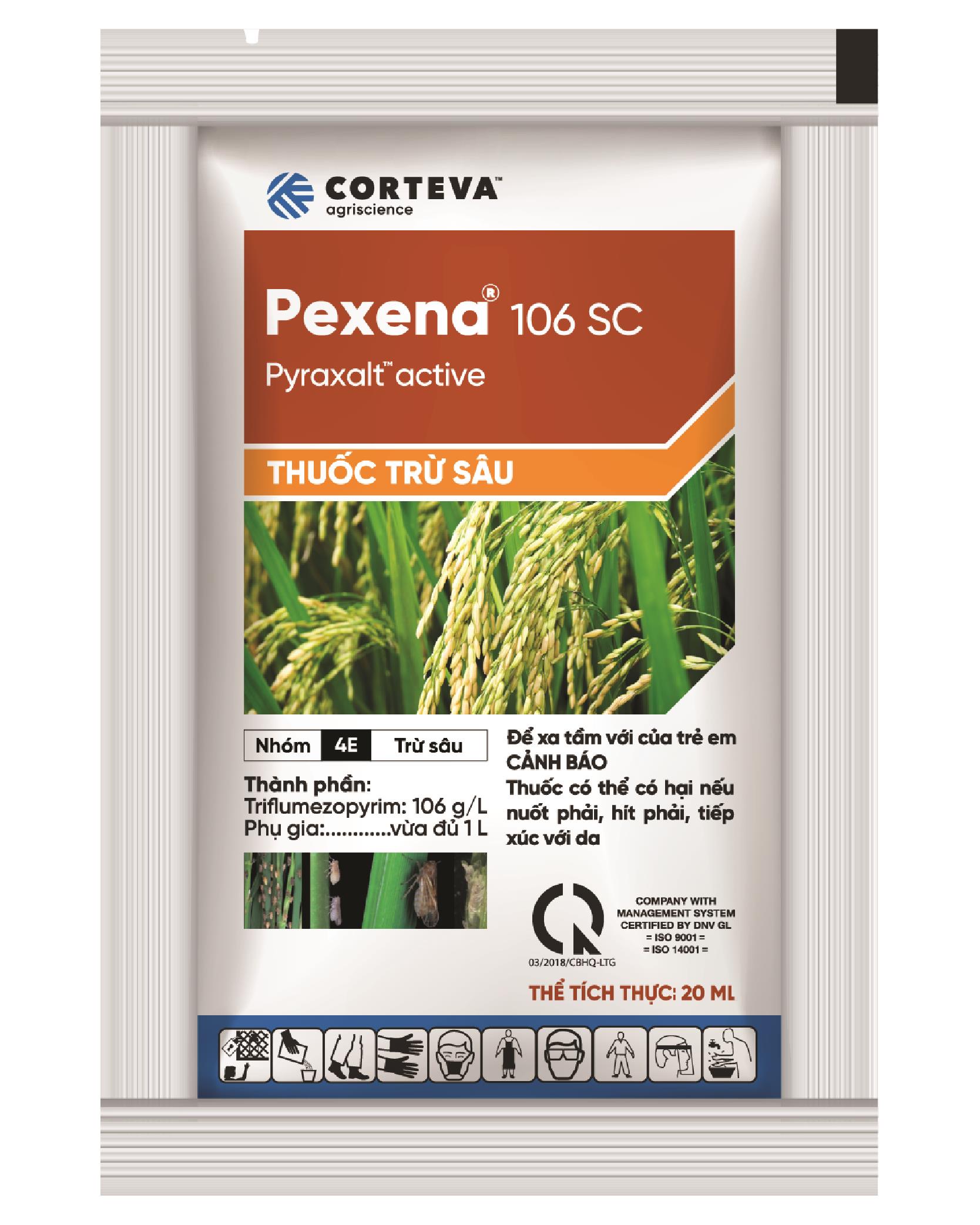 Thuốc trừ sâu Corteva Pexena 106SC 20ml Lộc Trời dạng gói