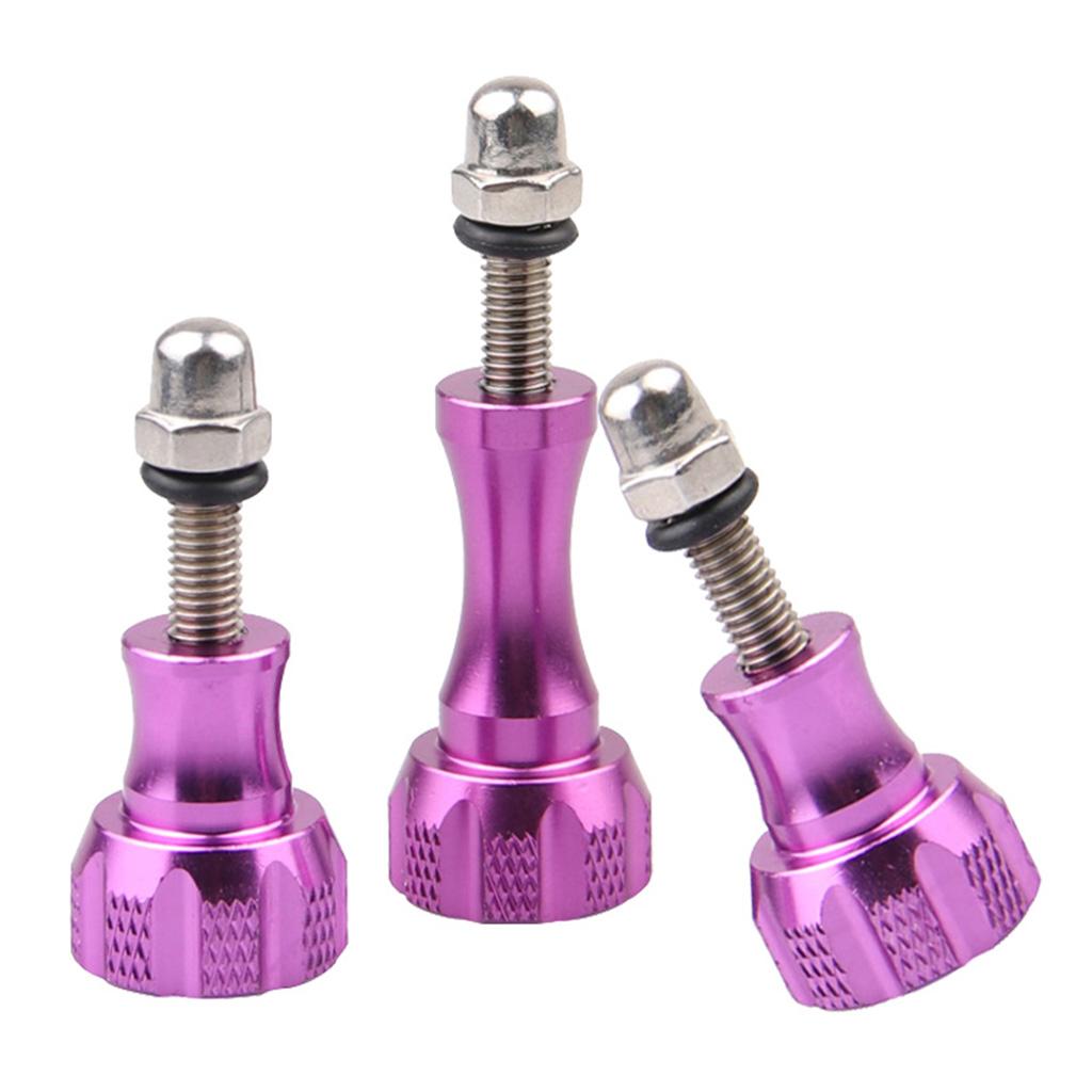 Knob Thumb Screw Bolt Nut with Caps for   HE  & HD  & HD HERO3 Red