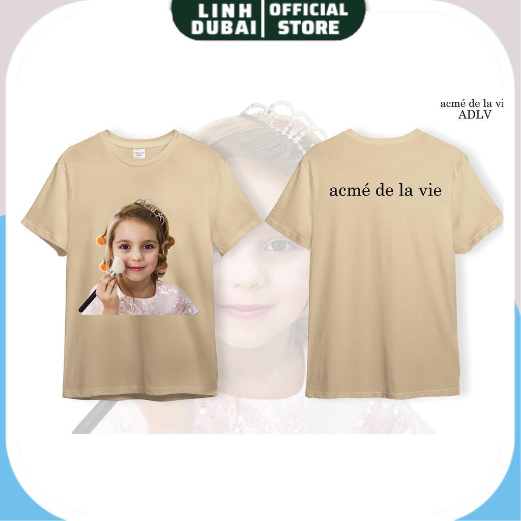 Áo ADLV Thun Cotton  , Áo thun unisex nam nữ - Mẫu 13 - Bé Gái Trang Điểm LINHDUBAI