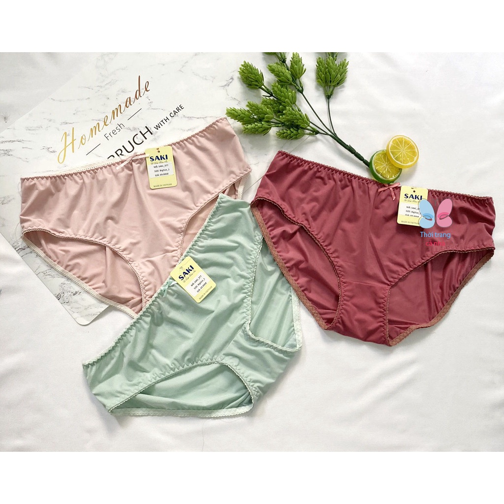 Quần lót nữ size từ 70-82kg thun lạnh Hàng Việt Nam Saki - Bigsize34xl
