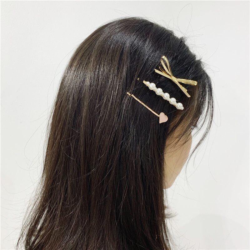SET 3 KẸP TÓC TIỂU THƯ HÀN QUỐC XINH XẮN Tatitava