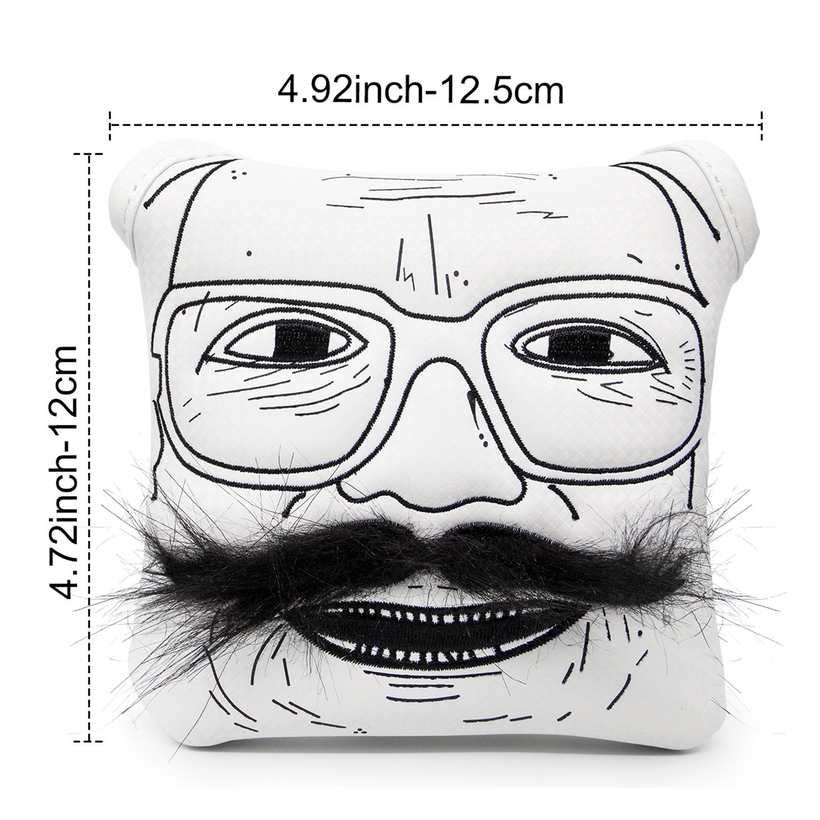 Golf Club Head Cover Embroidered Waterproof Golf PU Leather