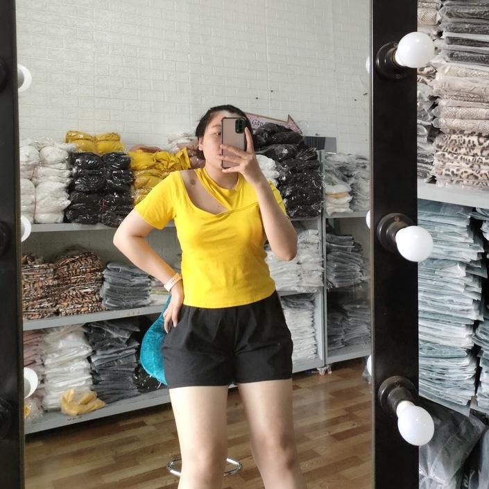 Quần đùi xếp ly bigsize nữ, Quần bigsize nữ ngoại cỡ từ 60-100kg QDXL