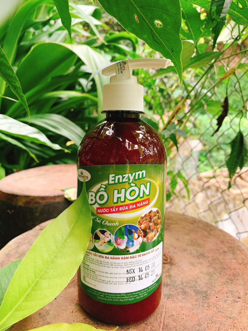 Enzyme Bồ Hòn Đậm Đặc Huna'shome 500ml