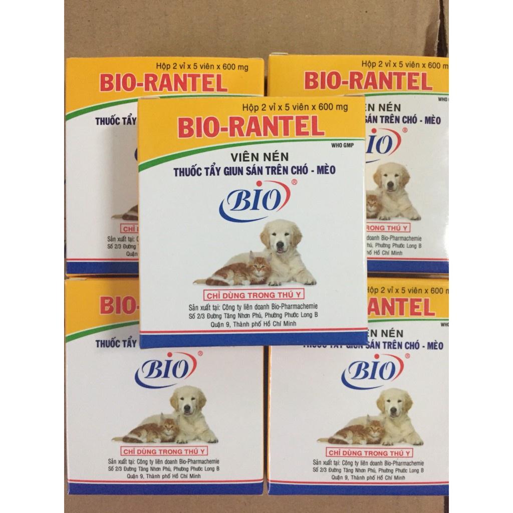 1 VIÊN BIO R A N T E L ĐỊNH KỲ CHO CHÓ MÈO