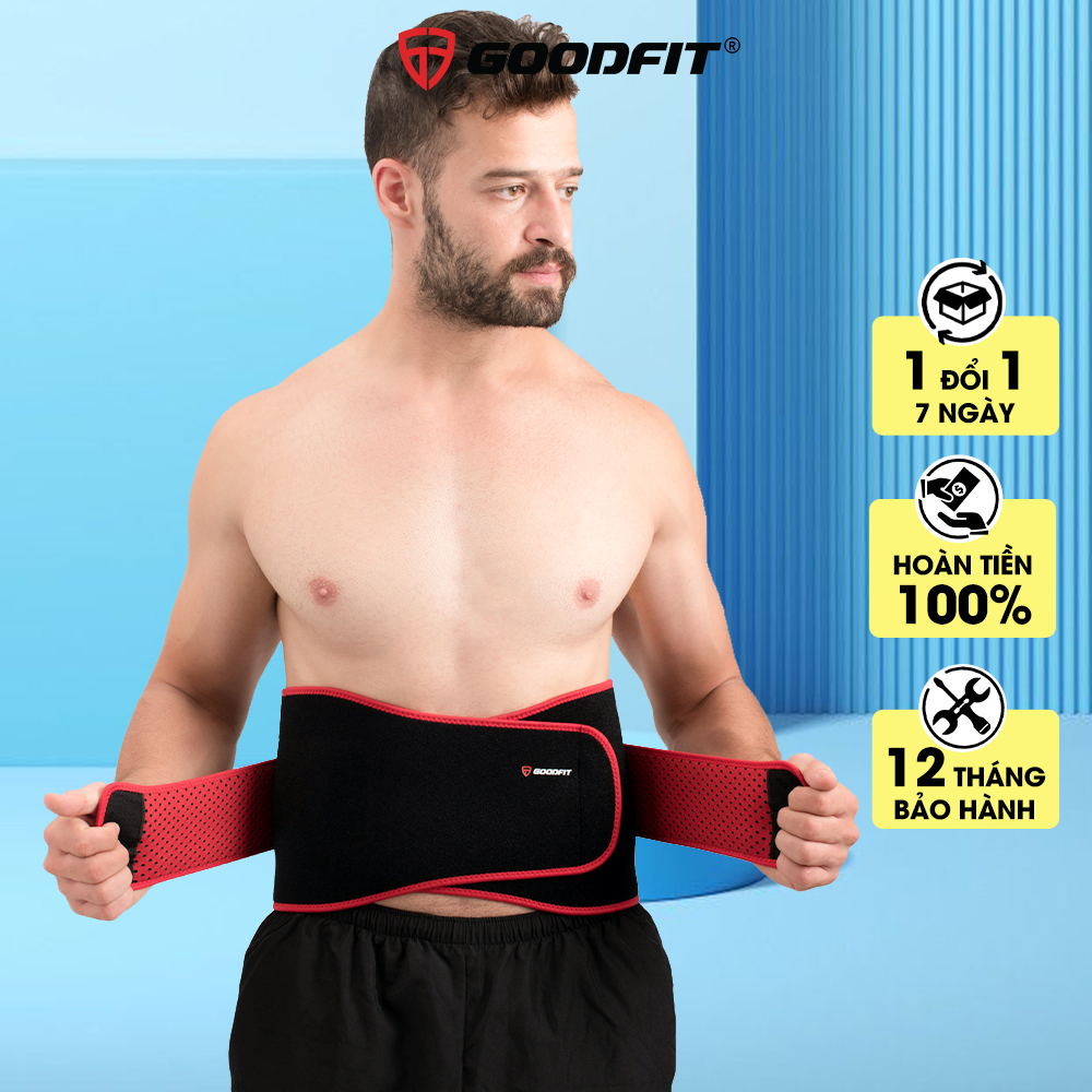 Đai lưng tập gym, bảo vệ cột sống GoodFit GF723WS