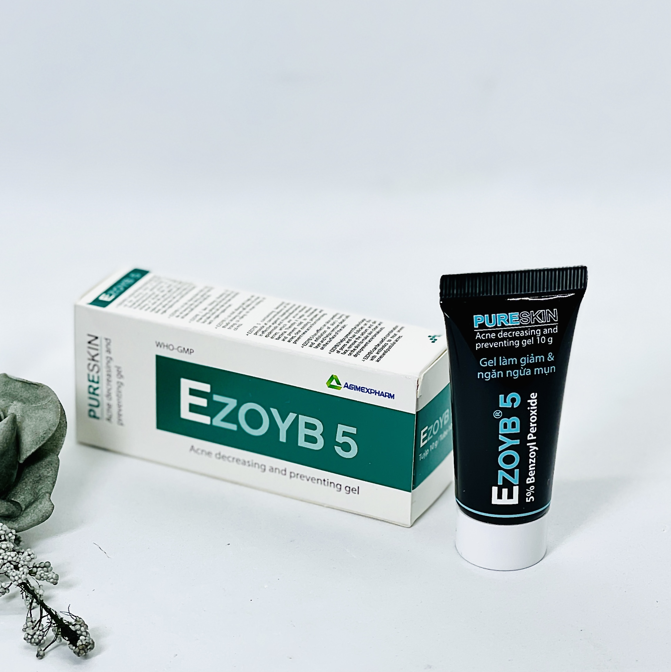 Gel Bôi Ezoyb 5 Giúp Giảm Và Ngăn Ngừa Mụn Trứng Cá (10g)