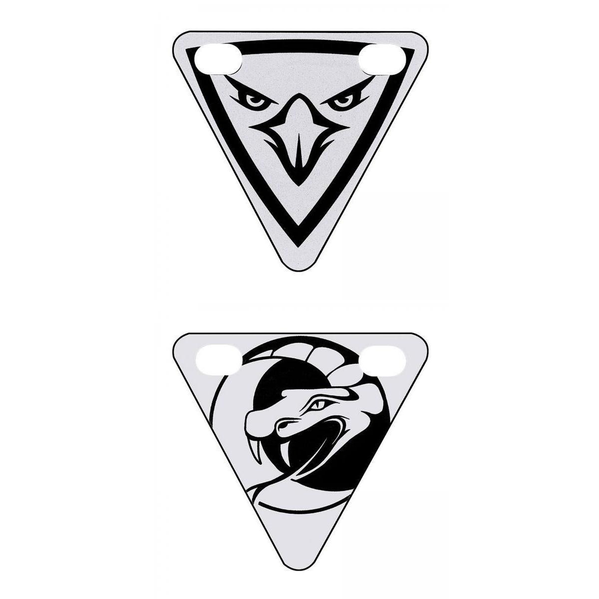 2x  Reflective Sticker   Safety Warning Sign for Cycling