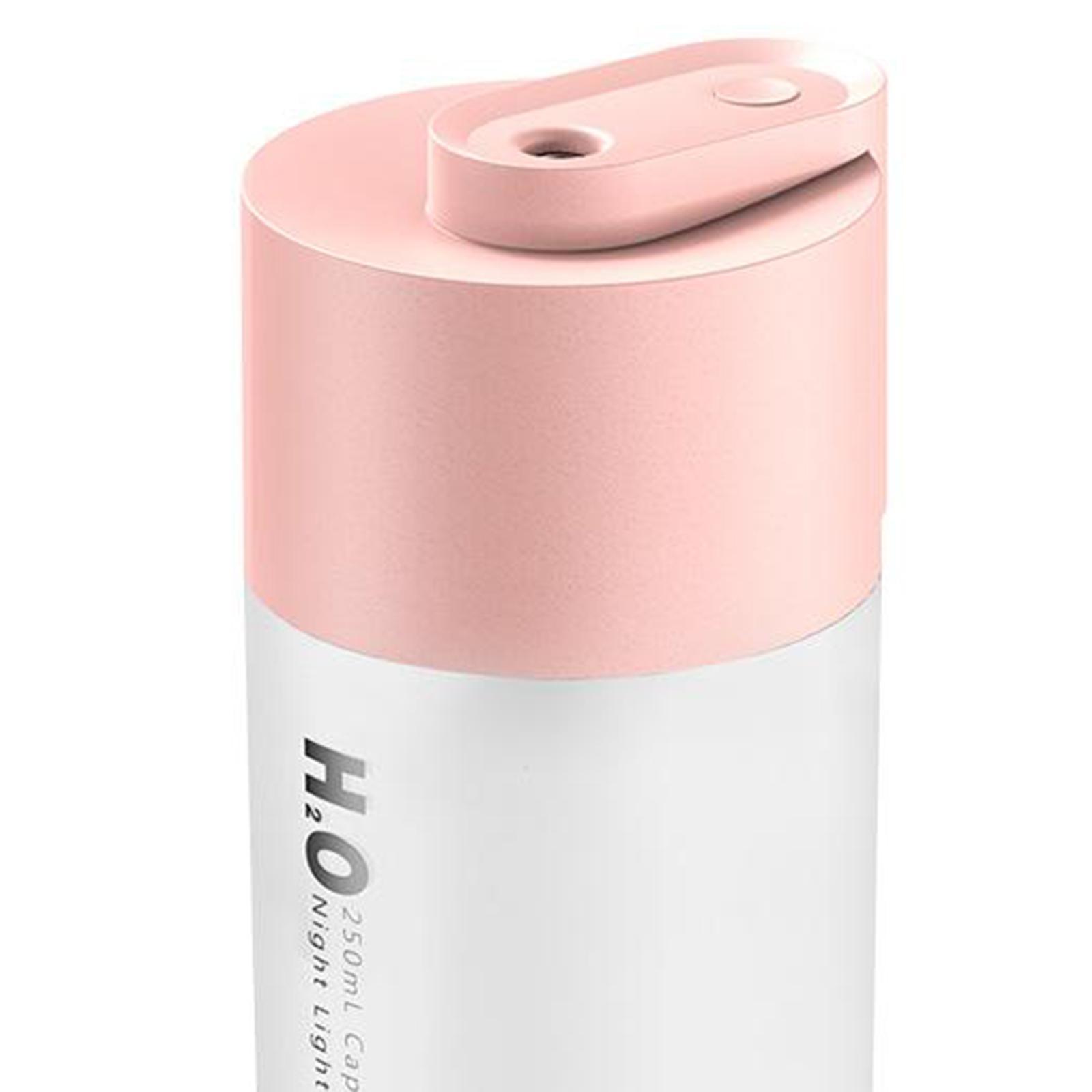 USB Essential Oil Diffuser Air Humidifier 250ml Tank for Car,Bedrooms Pink