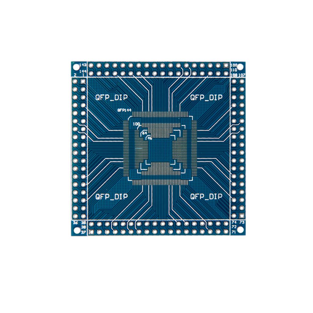 QFP 32-144 Pin Dip Switch Via Double-sided Pin Board