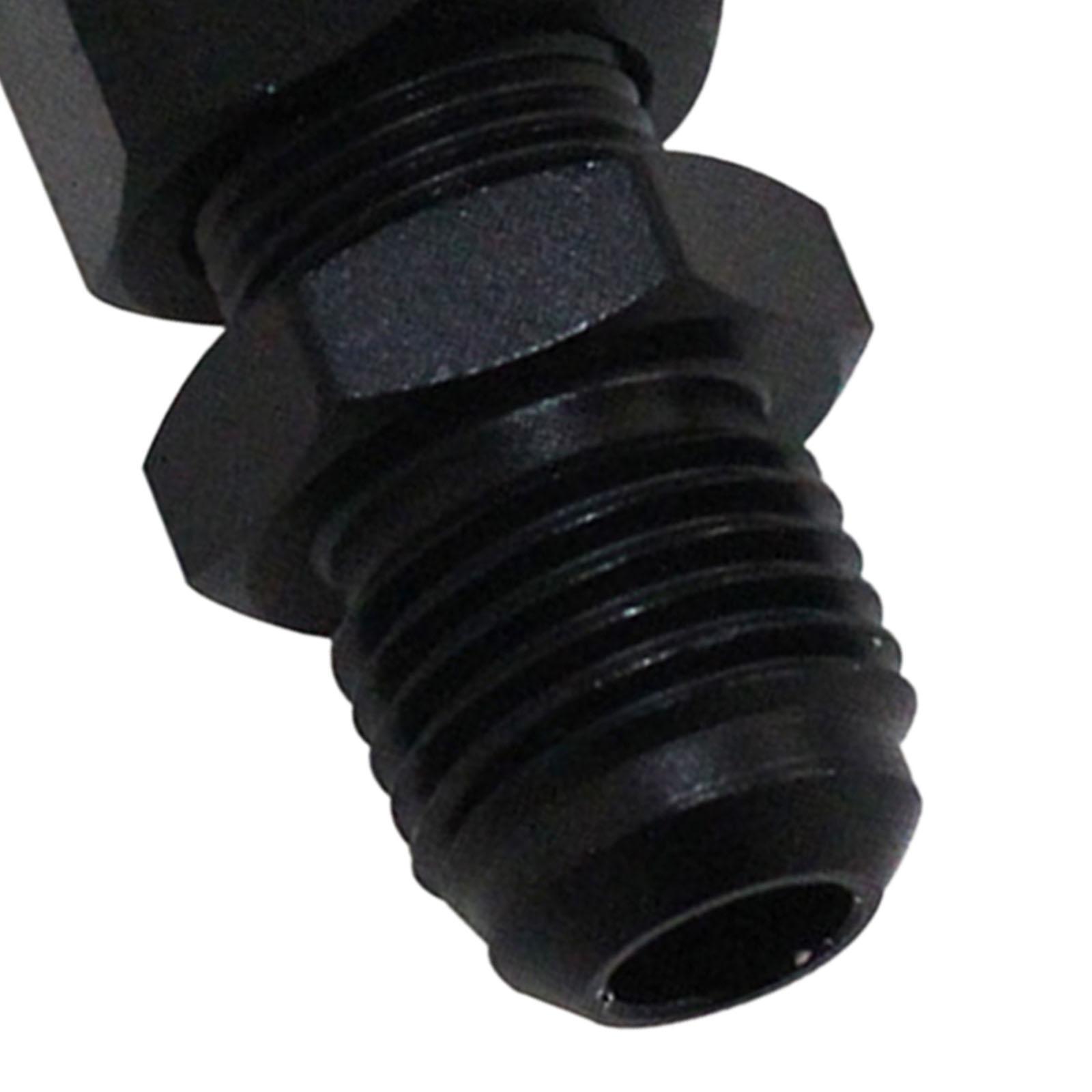 6AN to 5/16" Male Thread Fuel Hardline Fitting Aluminum Anti-Leak Quick Connector