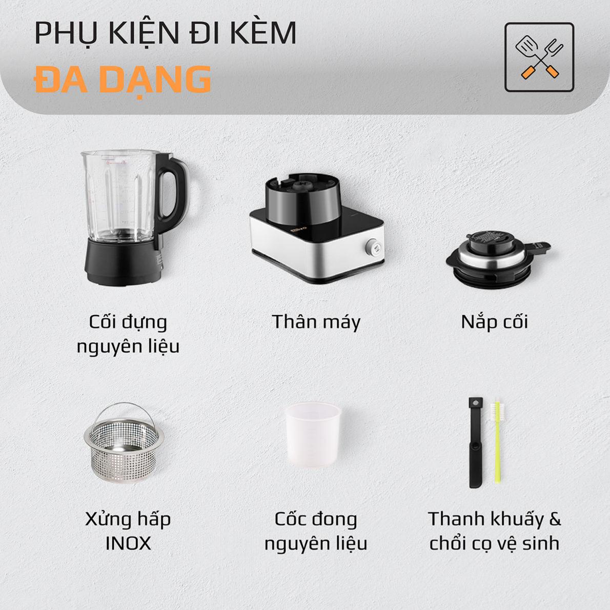 [HÀNG CHÍNH HÃNG] Olivo CB22 Pro Siêu Phẩm Máy Làm Sữa Hạt Cao Cấp - 14 Chức Năng, Xay Cực Êm, Vệ Sinh Khử Khuẩn Thông Minh - Thương Hiệu Mỹ