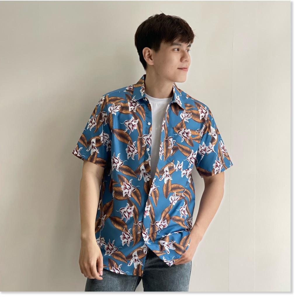 ÁO SƠ MI FORM RỘNG DÀNH CHO NAM HOẠ TIẾT ĐỘC LẠ, PHONG CÁCH MỚI / CÓ ĐẦY ĐỦ SIZE