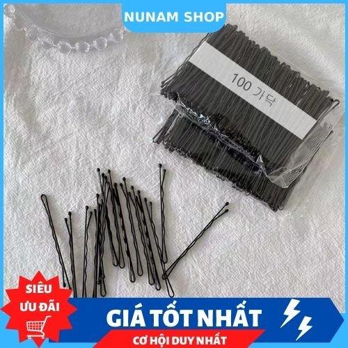 Set 20 kẹp tóc tăm đen loại xịn tạo kiểu tóc chắc chắn cho nữ Nunam Shop